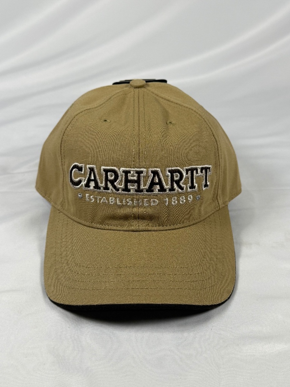 Carhartt A208 Block Letter Cap Tan Established 1889 NWT One Size